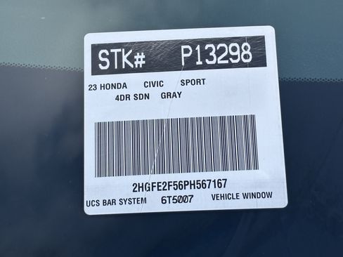 Certified 2023 Honda Civic Sport image 30