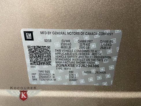 Used 2018 Chevrolet Equinox LT AWD/4WD image 27