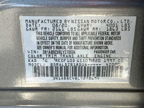 Used 2020 Nissan Sentra SV w/ Electronics Package image 31