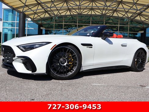 Used 2022 Mercedes-Benz SL 63 AMG 4MATIC w/ AMG Aerodynamic Package image 6