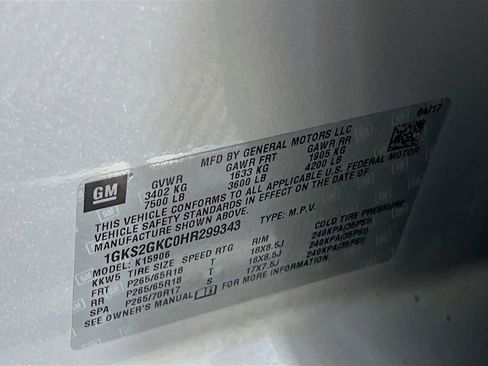 Certified 2017 GMC Yukon XL SLT w/ Open Road Package image 36