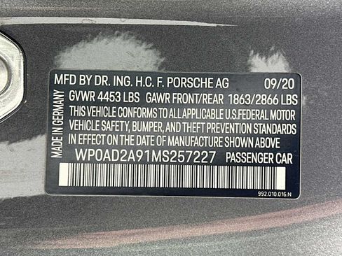 Certified 2021 Porsche 911 Turbo S AWD/4WD image 33