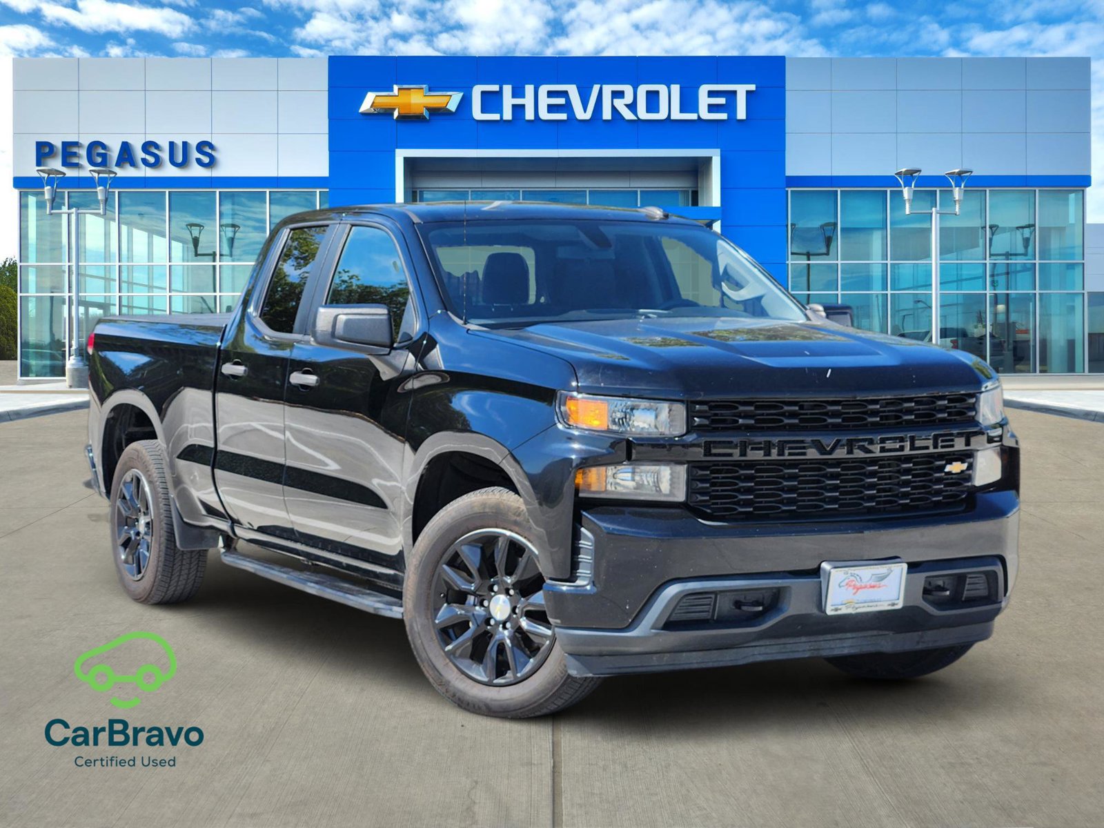 Certified 2020 Chevrolet Silverado 1500 Custom w/ Custom Value Package RWD 360° Tour