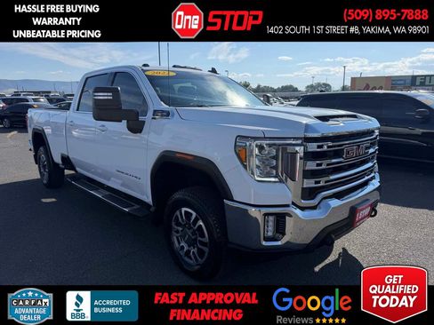 Used 2022 GMC Sierra 3500 SLE w/ Driver Alert Package I AWD/4WD image 1