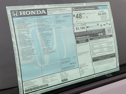 New 2025 Honda Accord EX-L image 18