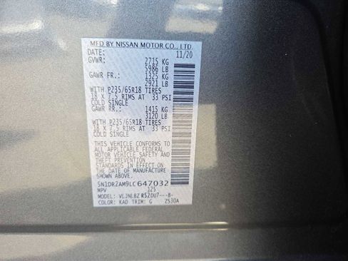 Used 2020 Nissan Pathfinder S AWD/4WD image 29