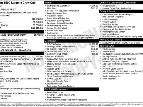 Used 2020 RAM 1500 Laramie AWD/4WD image 31
