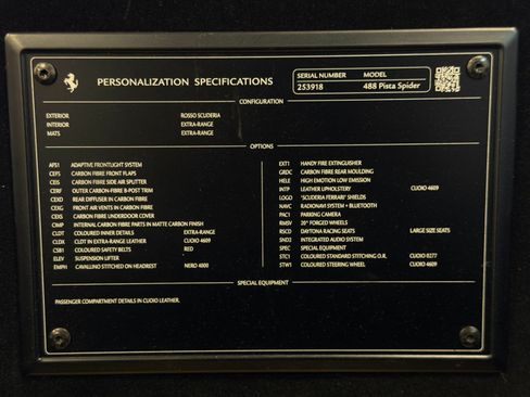 Used 2020 Ferrari 488 Pista Spider RWD image 30
