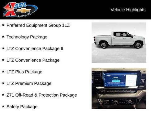 Certified 2023 Chevrolet Silverado 1500 LTZ w/ LTZ Premium Package AWD/4WD image 2