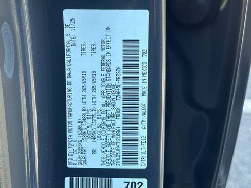 New 2026 Toyota Tacoma TRD Sport image 33