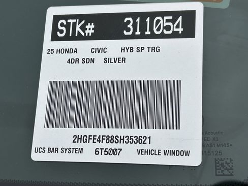 New 2025 Honda Civic Sport Touring image 21