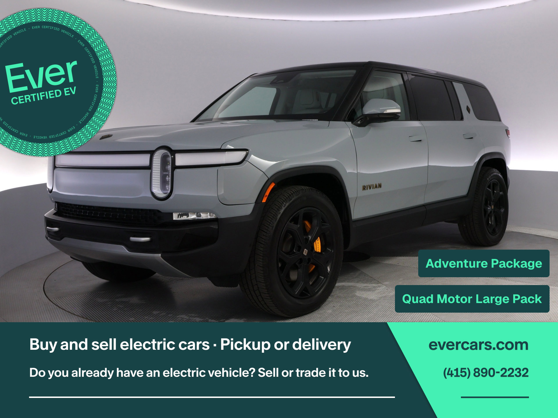 Used 2023 Rivian R1S Adventure Quad AWD/4WD image 1