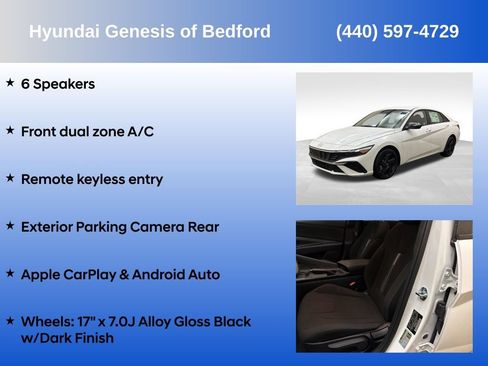 Certified 2026 Hyundai Elantra Sport w/ Cargo Package FWD image 7