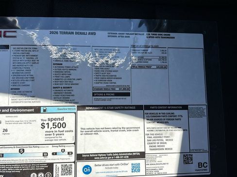 New 2026 GMC Terrain Denali AWD/4WD image 37