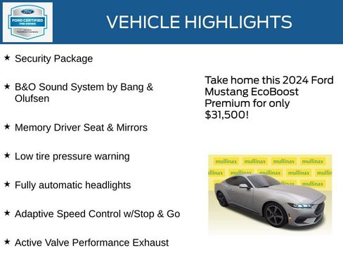 Used 2024 Ford Mustang Premium image 34