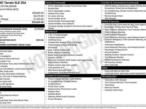 Used 2022 GMC Terrain SLE w/ Driver Convenience Package image 4