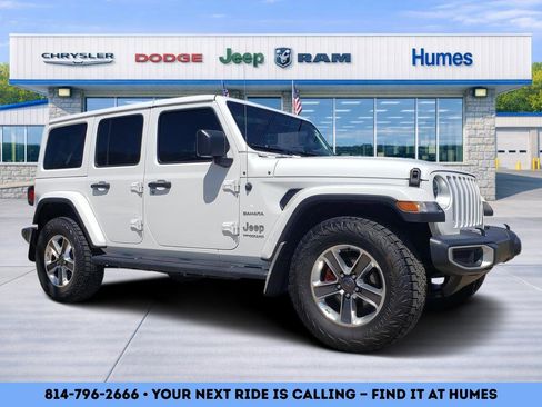 Used 2021 Jeep Wrangler Unlimited Sahara AWD/4WD image 1