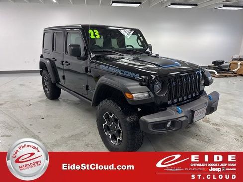Used 2023 Jeep Wrangler Unlimited Rubicon 4xe w/ Safety Group image 1