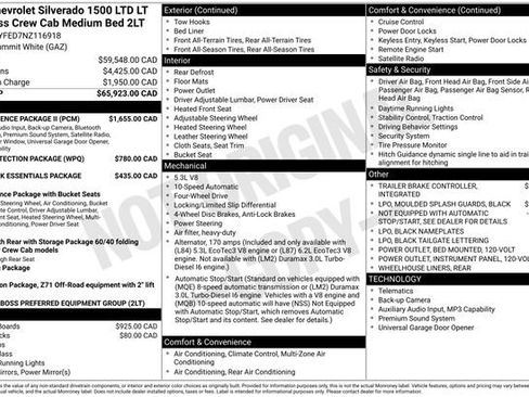 Used 2022 Chevrolet Silverado 1500 LT Trail Boss w/ Convenience Package II AWD/4WD image 32
