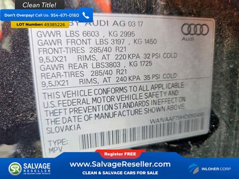 Used 2017 Audi Q7 3.0T Prestige AWD/4WD image 17