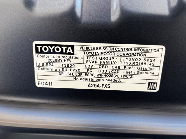 New 2026 Toyota Camry SE FWD image 10
