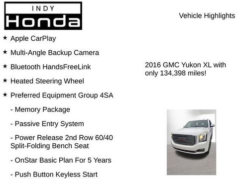 Used 2016 GMC Yukon XL SLT w/ Open Road Package image 8