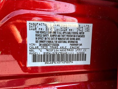 Used 2026 Nissan Sentra SV w/ SV Convenience Package FWD image 22