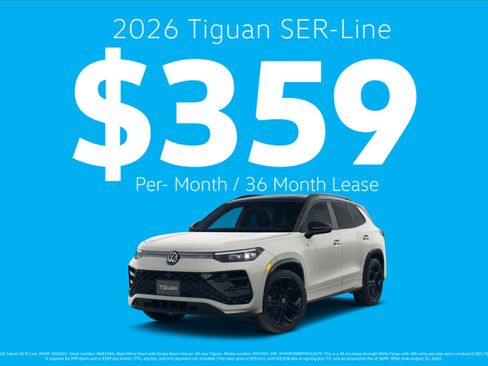New 2026 Volkswagen Tiguan SE R-Line FWD image 3