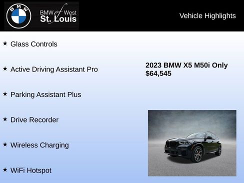 Used 2023 BMW X5 M50i w/ Executive Package AWD/4WD image 25