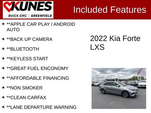 Used 2022 Kia Forte LXS FWD image 2