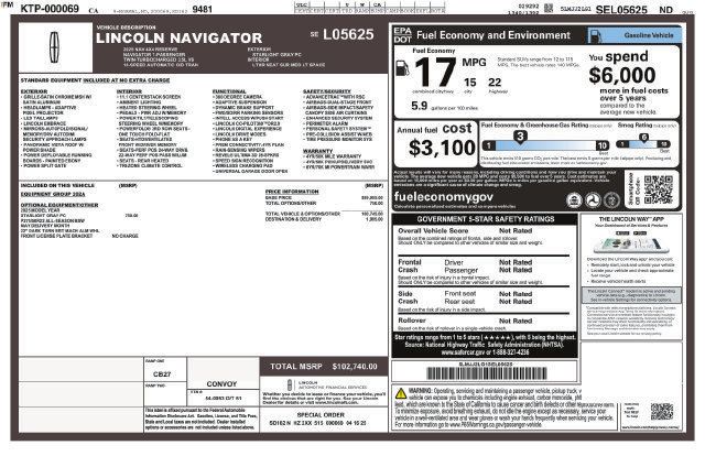 Used 2025 Lincoln Navigator Reserve AWD/4WD image 15