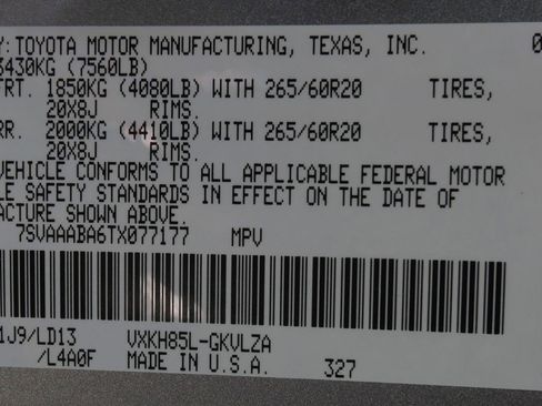 Used 2026 Toyota Sequoia Limited w/ Nightshade Package image 32