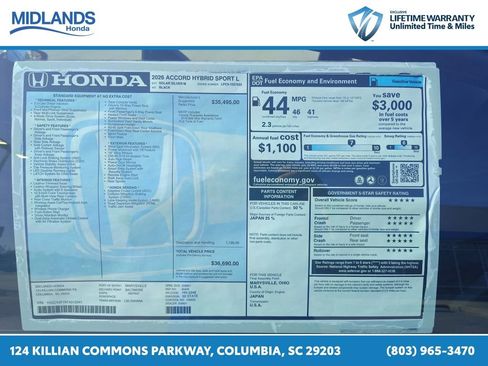 New 2026 Honda Accord Sport image 12