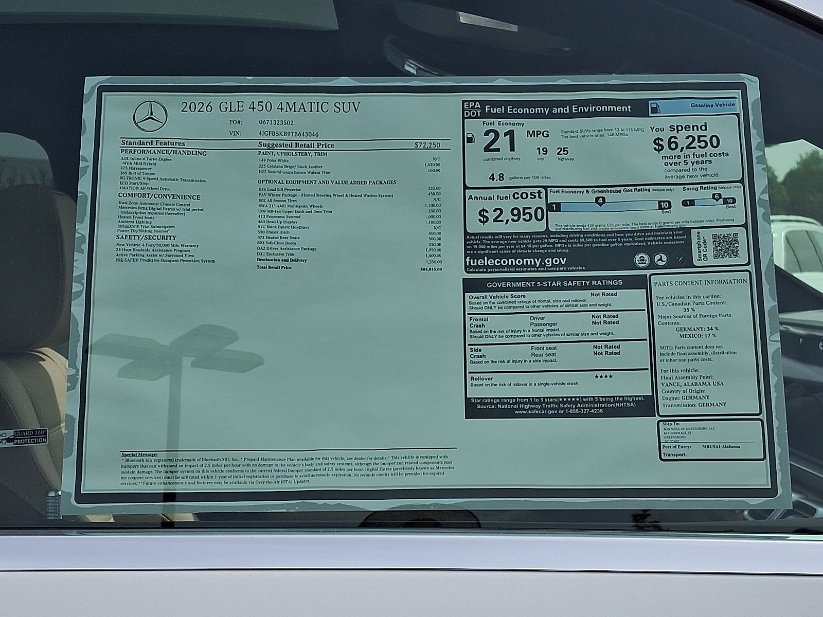 New 2026 Mercedes-Benz GLE 450 4MATIC image 20