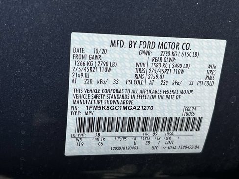 Used 2021 Ford Explorer ST w/ Equipment Group 401A AWD/4WD image 28