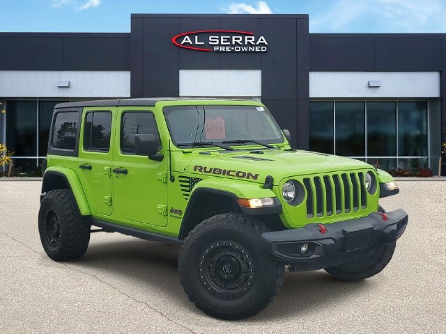 Used 2021 Jeep Wrangler Unlimited Rubicon w/ Uconnect 4C Nav & Sound Group AWD/4WD image 1