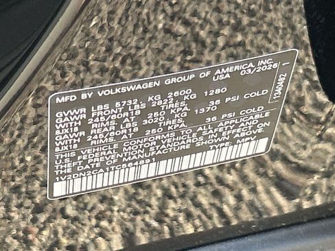 New 2026 Volkswagen Atlas SE FWD image 27