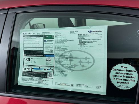 New 2025 Subaru Legacy Premium w/ Popular Package #1A image 12