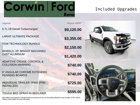 Certified 2019 Ford F350 Lariat w/ Lariat Ultimate Package AWD/4WD image 3