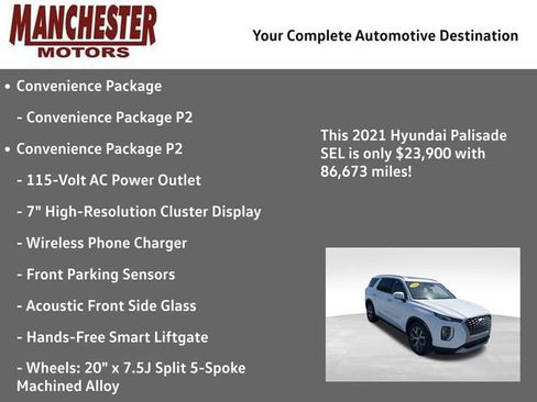 Used 2021 Hyundai Palisade SEL w/ Convenience Package image 2