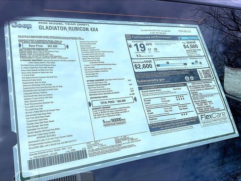 New 2026 Jeep Gladiator Rubicon w/ Steel Power Dome Hood Package image 14