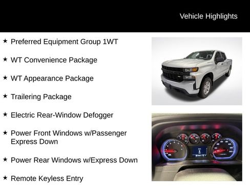 Used 2019 Chevrolet Silverado 1500 W/T w/ WT Convenience Package image 2