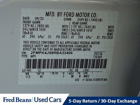 Certified 2024 Ford Edge SEL w/ Convenience Package image 26