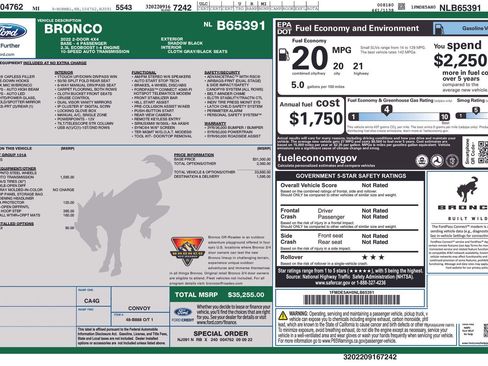 Used 2022 Ford Bronco 2-Door image 6