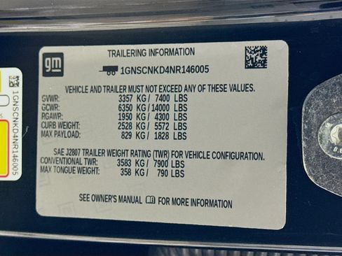 Used 2022 Chevrolet Tahoe LT w/ Luxury Package RWD image 40