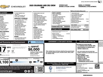 Certified 2025 Chevrolet Colorado ZR2 w/ Midnight Edition