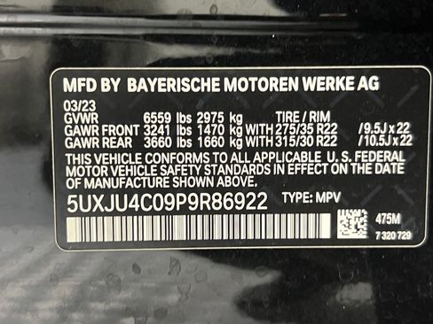 Used 2023 BMW X5 M50i w/ Climate Comfort Package image 22