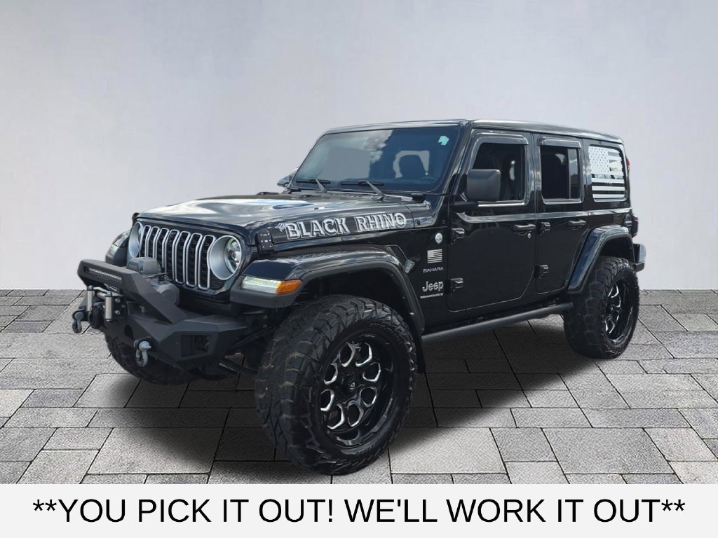 Used 2024 Jeep Wrangler Unlimited Sahara w/ Technology Group AWD/4WD image 3
