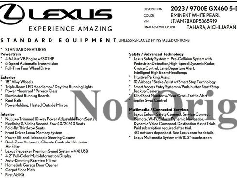 Used 2023 Lexus GX 460 Premium w/ Premium Plus Package AWD/4WD image 27