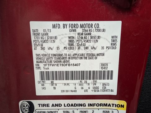 Used 2013 Ford F150 Limited AWD/4WD image 16